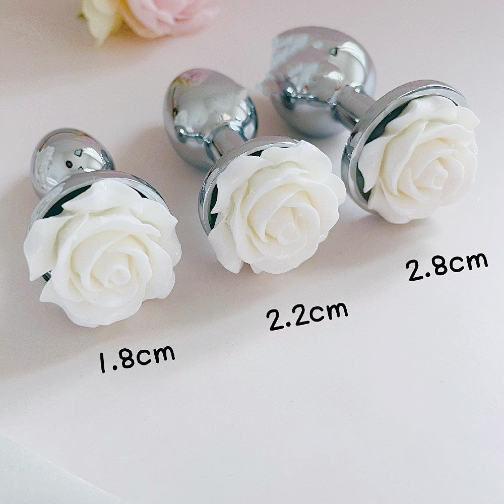 Elegant Rose Design Butt Plug