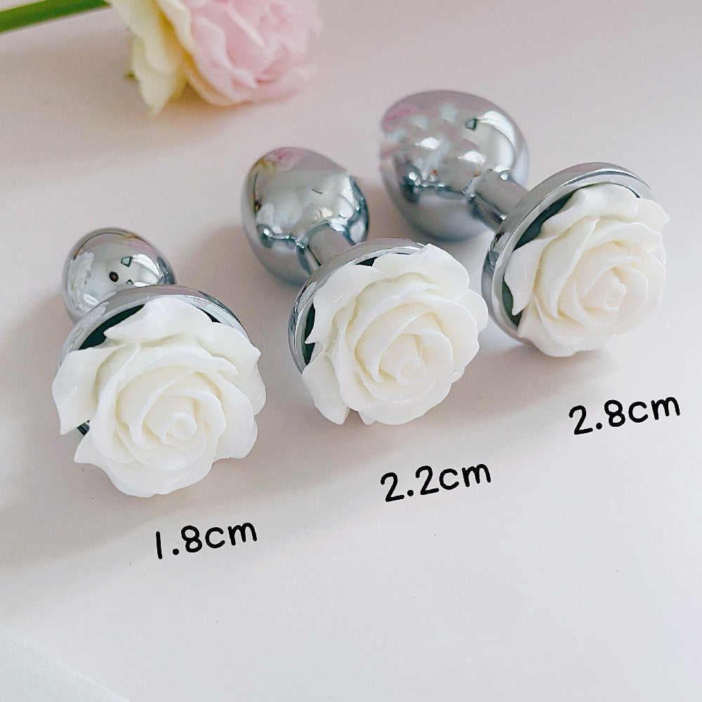 Elegant Rose Design Butt Plug